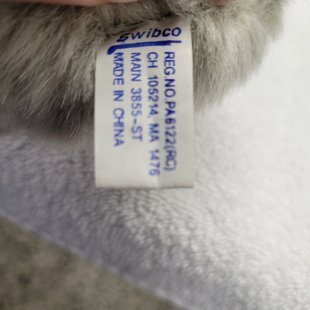 Puffkins‎ Murphy the Gray Mouse 1994 plush by Swibco - Picture 5 of 5